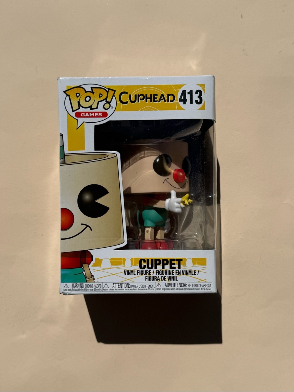 Funko Pop! Games Cuphead Cuppet #413 Vinyl Figure